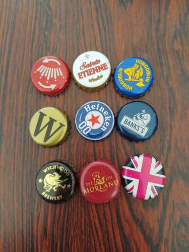 Assorted beer bottle tops - assorted,