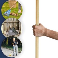 115 CM WOODEN RAKE HANDLE