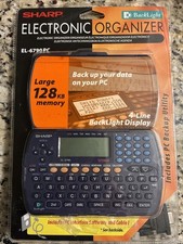 Sharp Electronic Organiser EL-6790PC 128 KB Memory Unused In Opened Original Box