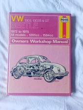 VW Beetle 1303, 1303S, & GT (1972-1975) Haynes Owners Workshop Manual