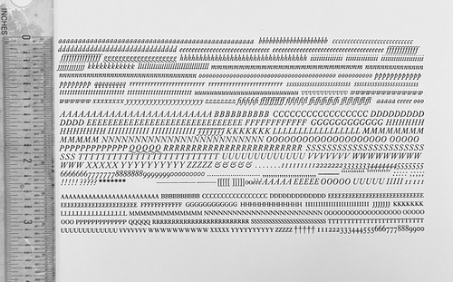 New letterpress type 10 - type,