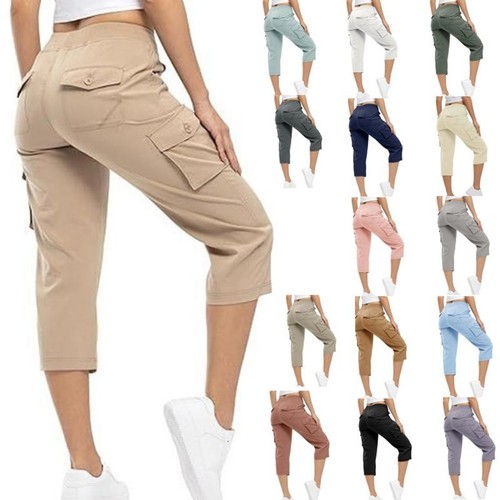 Ladies cropped trousers womens - cropped,