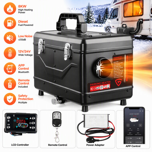 Diesel air heater - diesel, 12v/24v