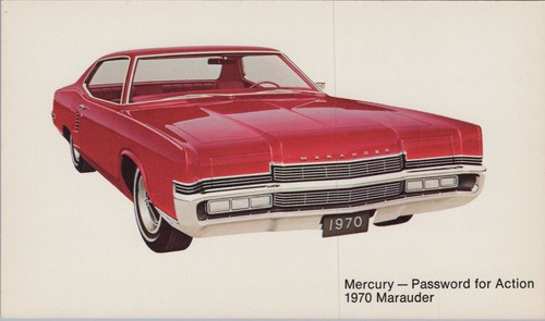 1970 mercury marauder red - red, car