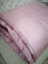 Marks and Spencer Pretty Pink  Silky  Light Weight Padded Bedspread Throw