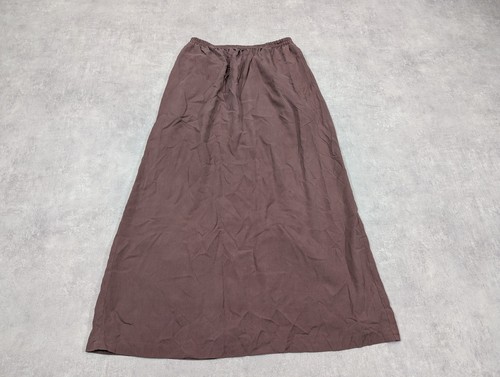 Vtg orvis silk maxi skirt - silk,