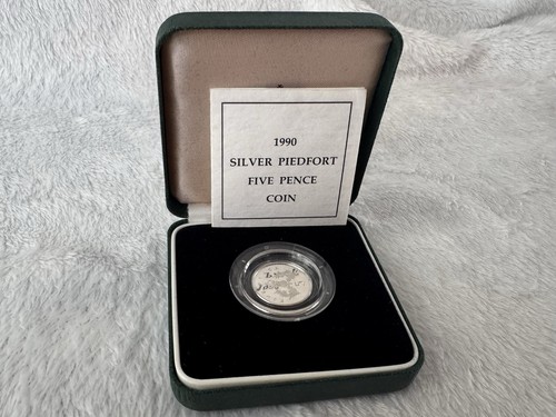 1990 silver piedfort five - piedfort,