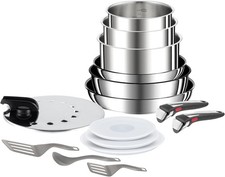 Tefal Ingenio Preference 15pc Stainless Steel Non-stick Induction Cookware Set