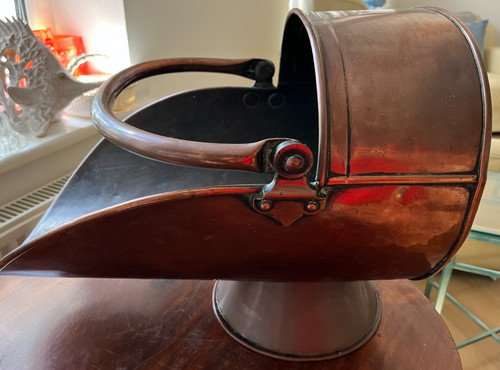 Copper riveted metal antique - copper,