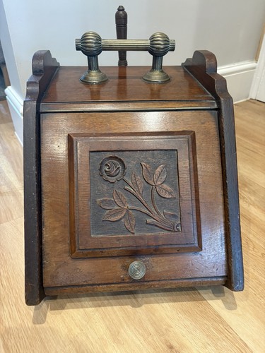 Antique victorian carved - victorian, oak