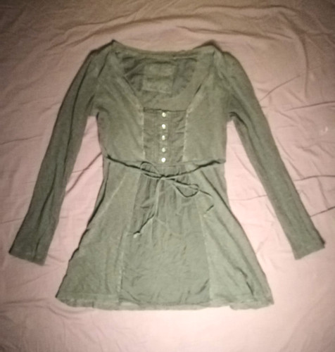 Vintage fairy top gray - vintage, top,