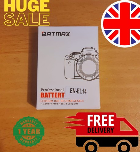 Batmax el14 battery nikon - en-el14,