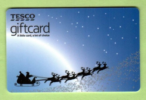 Tesco santa and his - tesco, )