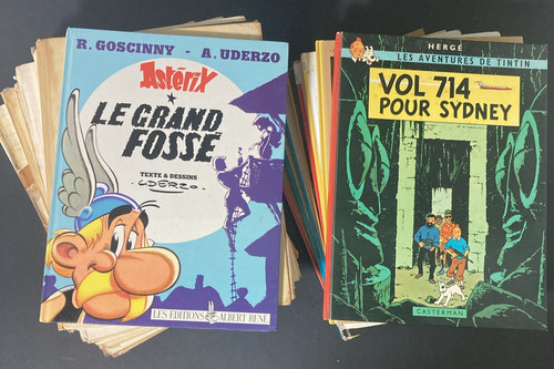 Lot vintage herge les - vintage,
