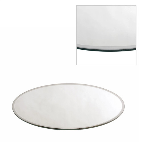 25cm round mirror plate glass - round,