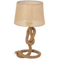 Nautical Rope Table Lamp Beige
