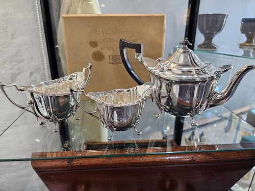 Sterling tea pot set - tea,