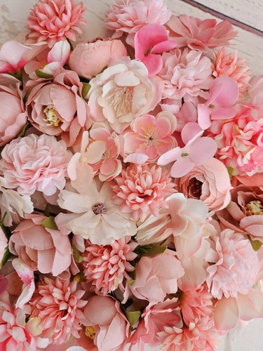 Mixed flower heads joblot - flower,