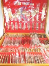 TBM THAILAND NICKEL BRONZE 12-Setting Cutlery Set 132 Pcs Some UNUSED & SEALED