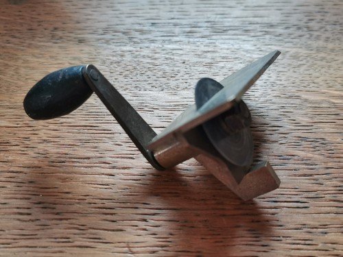 Clockmaker bench cutter wheel - bench,