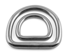 D Rings Dee Ring Welded A4 316 Marine Stainless Steel Polished M3 M4 M5 M6 M8