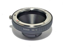 C Mount to Nikon F Lens