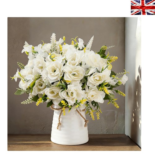 Elegant faux silk gardenia - silk,