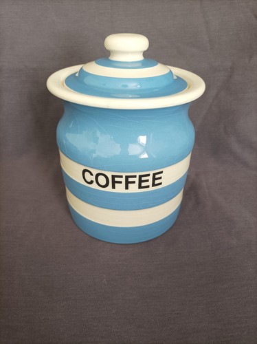 Green cornishware coffee - t.g.,