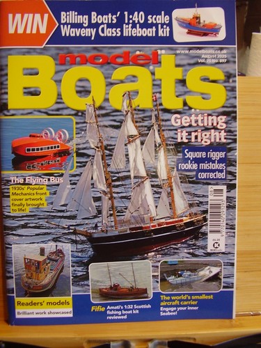 Model boats magazine august - model,