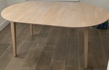 Claude Hooper Bespoke oval 6 seater Oak Dining table. Scandinavian style. 