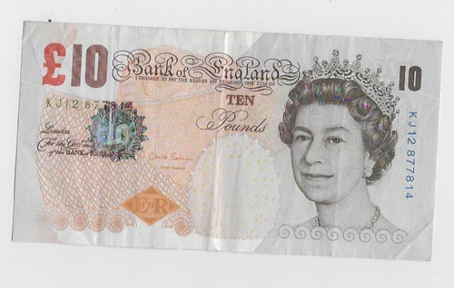 Bank england note - of,