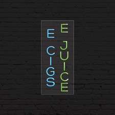 E-Cigs E-Liq Sign for Business