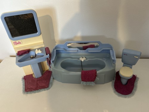 Sindy doll blue - doll, set