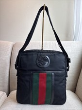 Gucci Web Stripe Messenger Bag