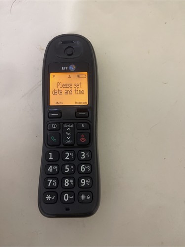 Handset with used batteries - with,