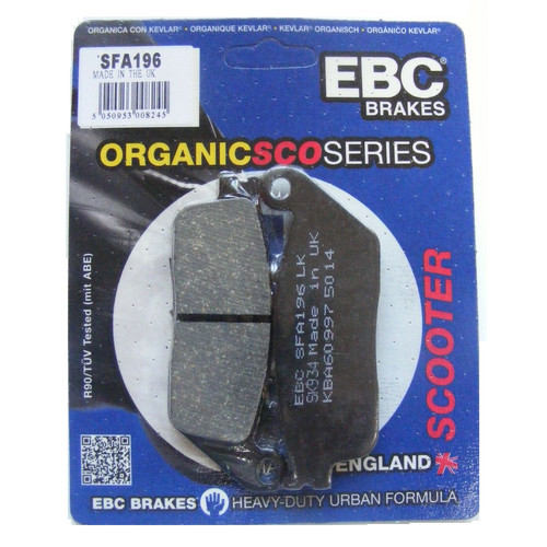 Sfa196 ebc brake pads - sfa196, w.k