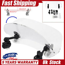 Motorcycle Clip On Windshield Motorbike Wind Screen Deflector Extension Spoiler