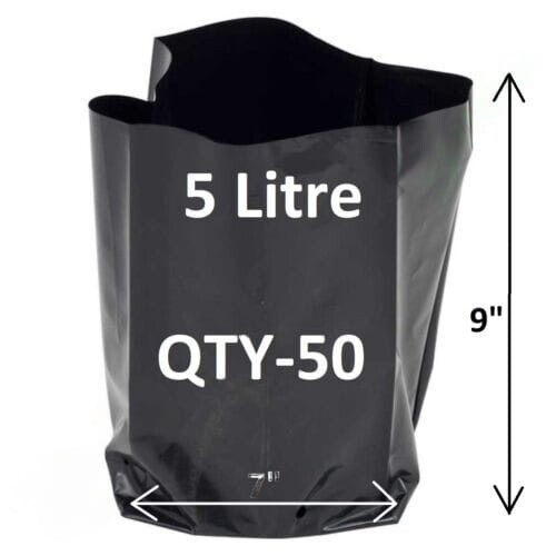 Litre poly plant pots - 5,