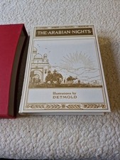 Folio Society - The Arabian Nights 1999 Illustrations by Detmold Hardback Book