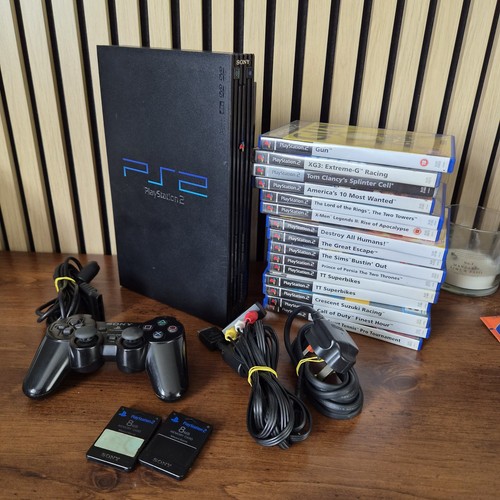 Sony ps2 playstation black - ps2, 2