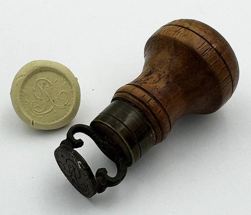 Georgian brass wood g a - wood, 'g.a'