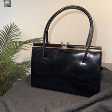 Vintage 1950's Black Patent