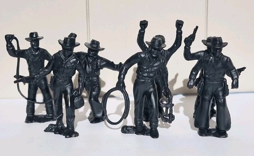 Marx toys recast cowboys wild - ,