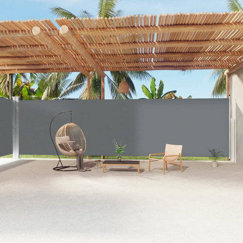 Side awning anthracite - side,