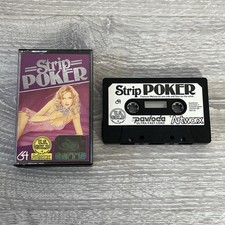 Strip Poker Commodore 64 Cassette Game by Artworx
