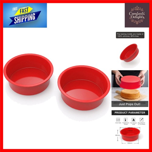 Round silicone cake - silicone, tins