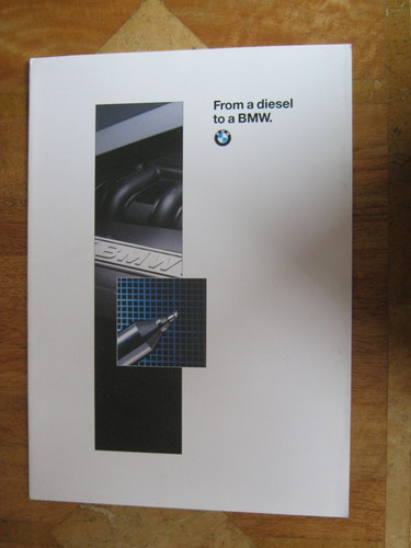 Bmw diesel brochure 1995 - brochure.,
