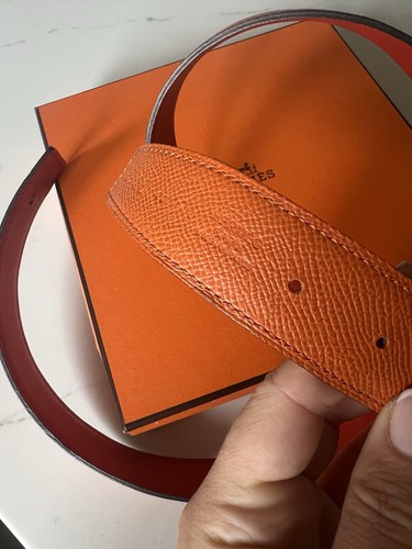 Hermes reversible belt with - hermes,