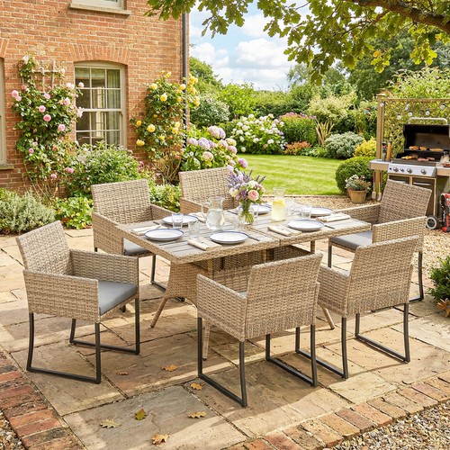 Piece rattan garden - 7,