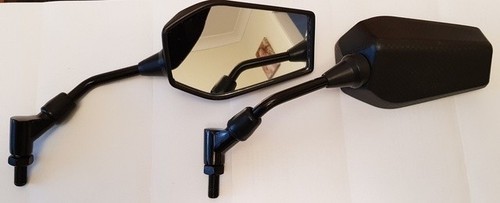 Carbon look mirrors pair - mirrors,